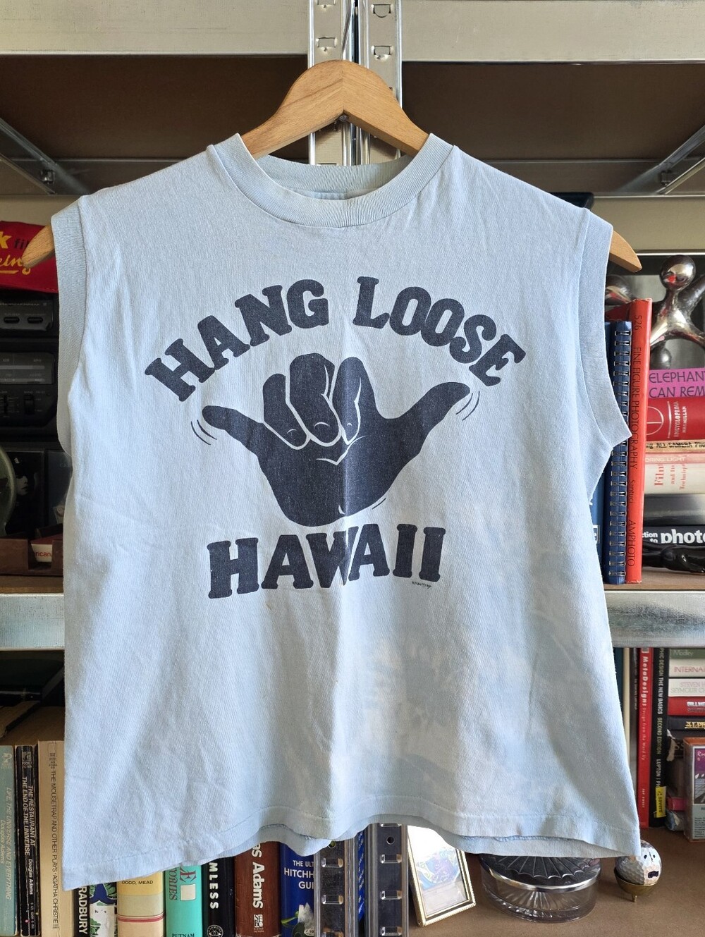 Rivaltees | Vintage Crop Hang Loose Hawaii Single Stitch Tee